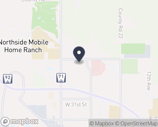 Map location of Panhandle Mental Health Center