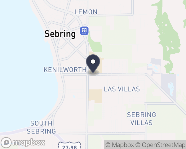 Map location of Peace River Center for