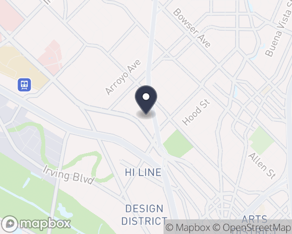 Map location of Phoenix House Academy of Dallas