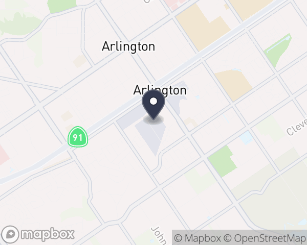 Map location of Riverside County Dept of Mental Health