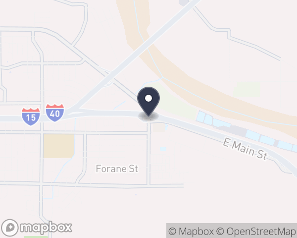 Map location of San Bernardino Cnty Dept of Behav Hlth