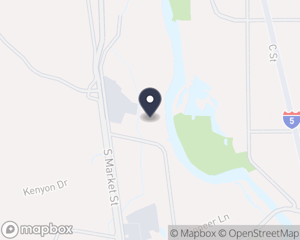 Map location of Shasta County Mental Health