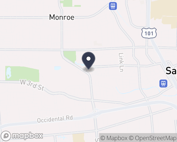 Map location of Sonoma Cnty Indian Health Project Inc