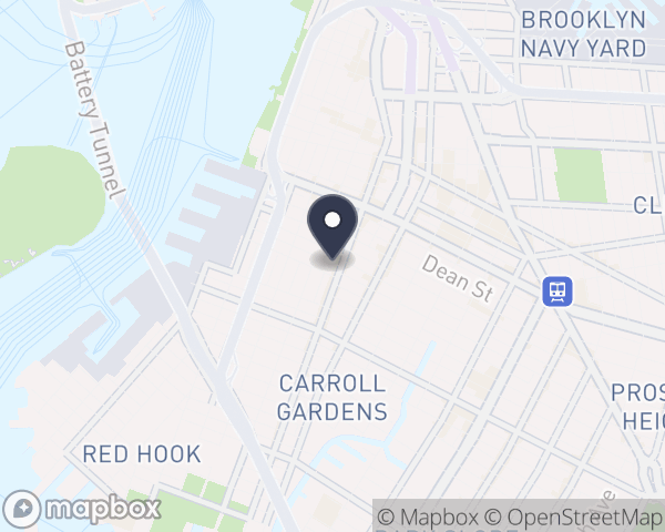 Map location of South Beach Psychiatric Center