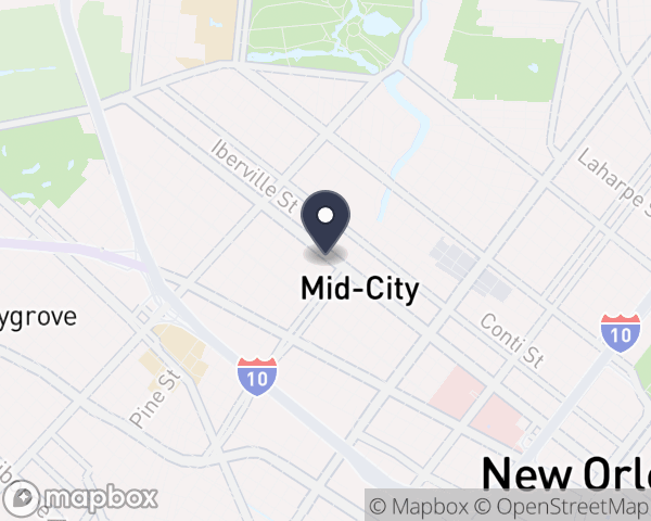 Map Location for Southeast Louisiana VA HCS