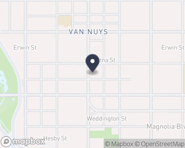 Map location of Southern CA Hospital at Van Nuys