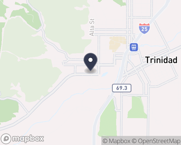 Map location of Spanish Peaks Mental Health Center