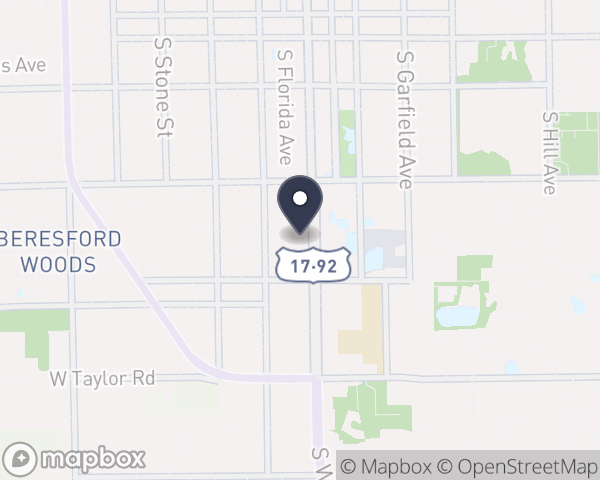 Map location of Stewart Marchman Act BHC