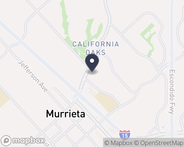 Map location of Temecula Comp Treatment Center