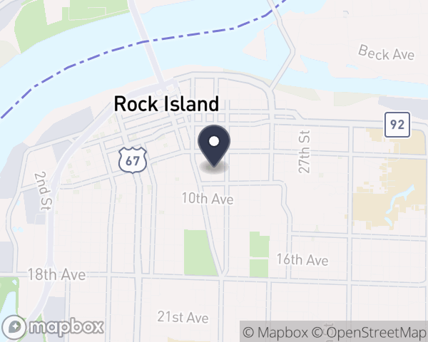 Map location of Transitions Mental Health