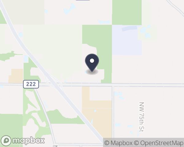 Map location of UF Health Shands Psychiatric Hospital