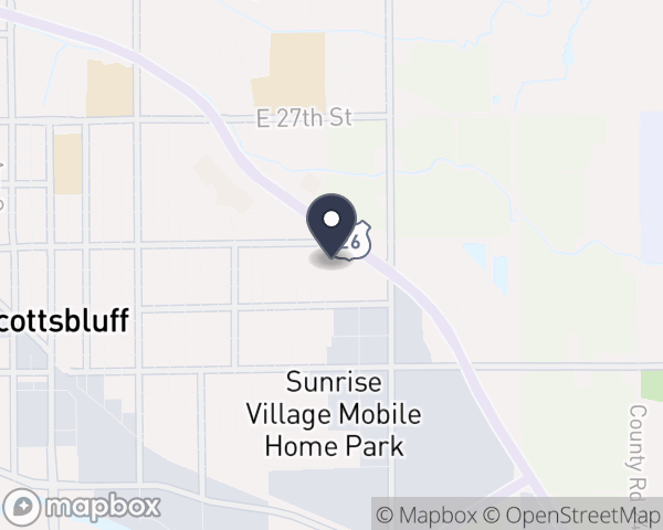 Map location of VA Black Hills Healthcare System