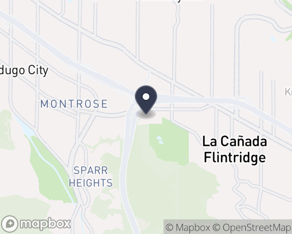 Map location of Verdugo Hills Hospital