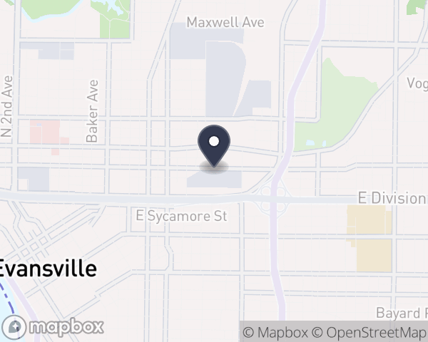 Map location of Volunteers of America of Indiana Inc