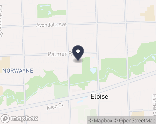 Map Location for Walter Reuther Psychiatric Hospital