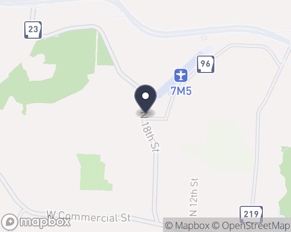 Map location of Western Arkansas Counseling and