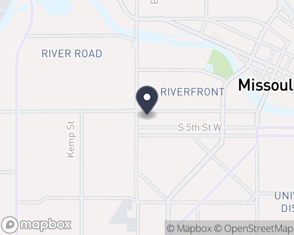 Map Location for Western Montana Addiction Services