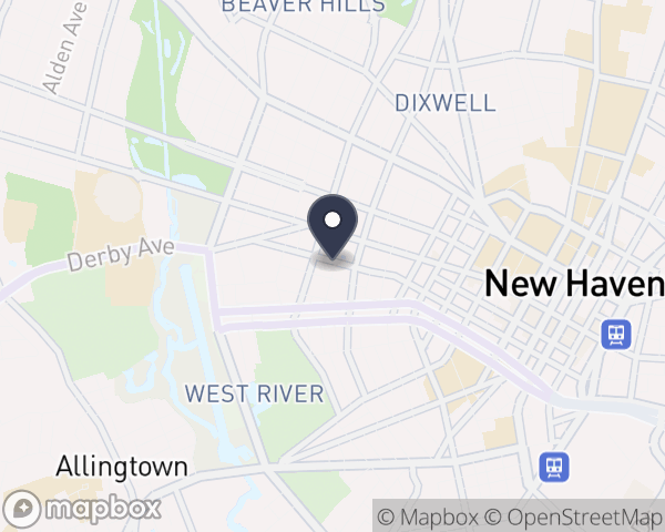 Map location of Yale New Haven Hospital