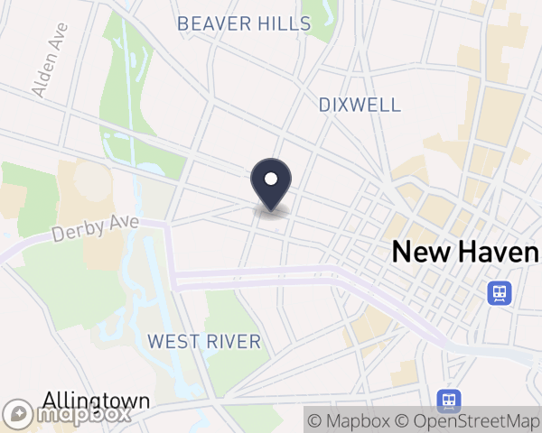 Map location of Yale New Haven Hospital 