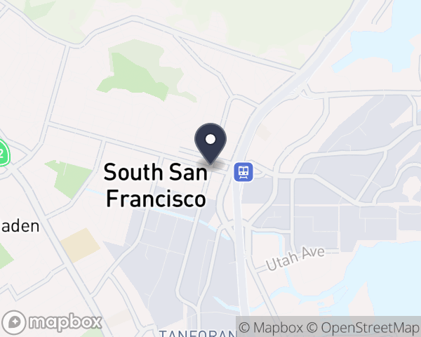Map location of Youth Service Bureau of South SF