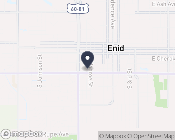 Map location of YWCA Enid