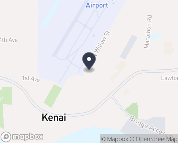 Map location of Kenaitze Indian Tribe