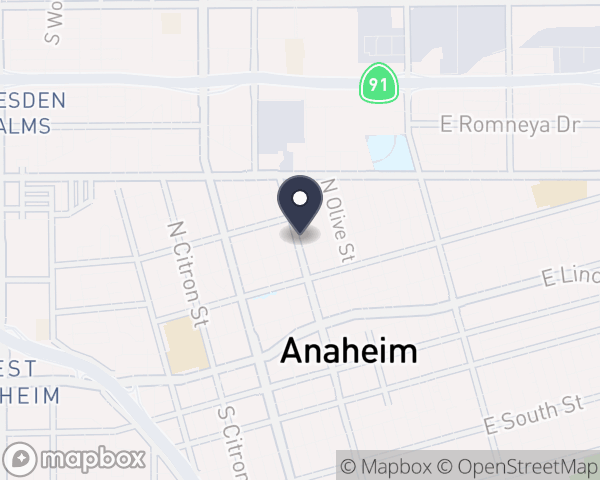 Map location of Hope House Inc