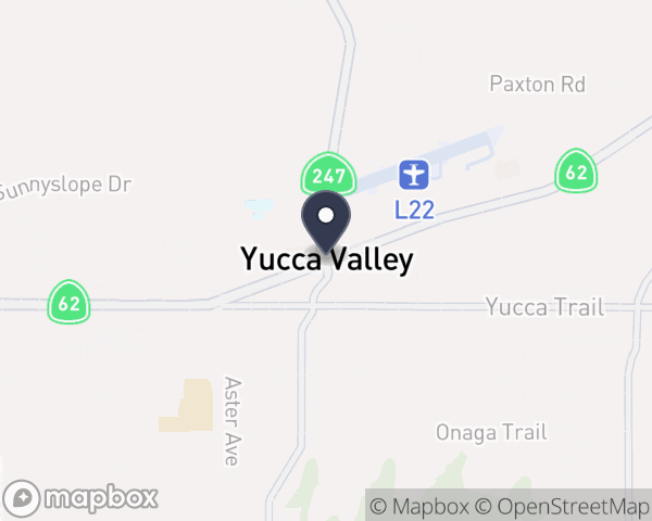 Map location of Morongo Basin Mental Health Services