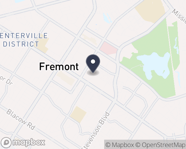 Map location of Fremont Hospital