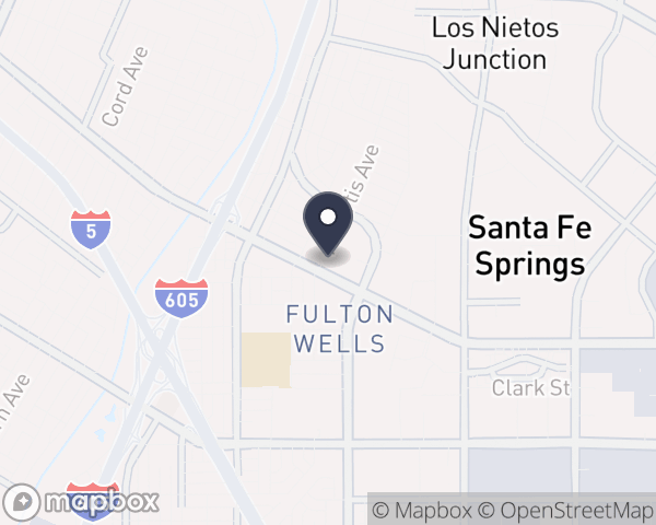 Map location of Pacific Clinics