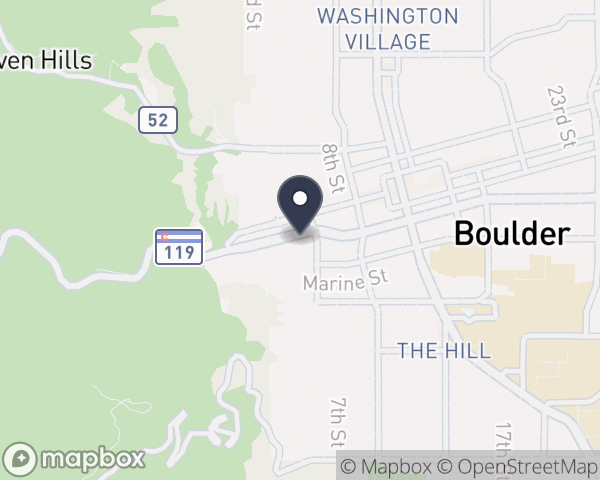 Map location of Community Justice Serv of Boulder Cnty
