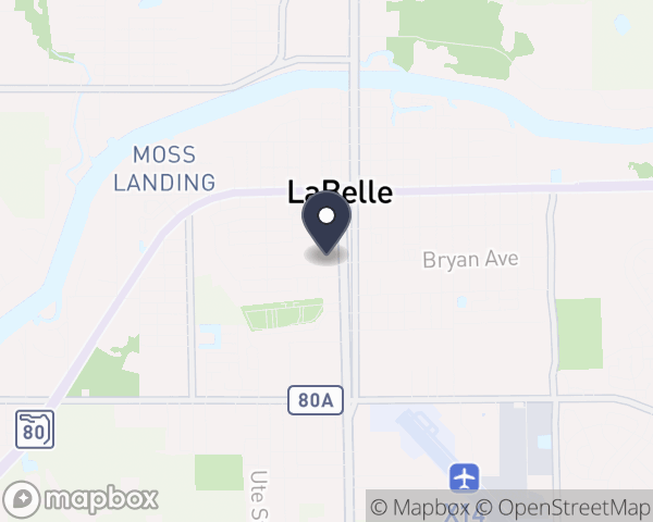 Map location of Hendry/Glades Mental Health Clinic Inc