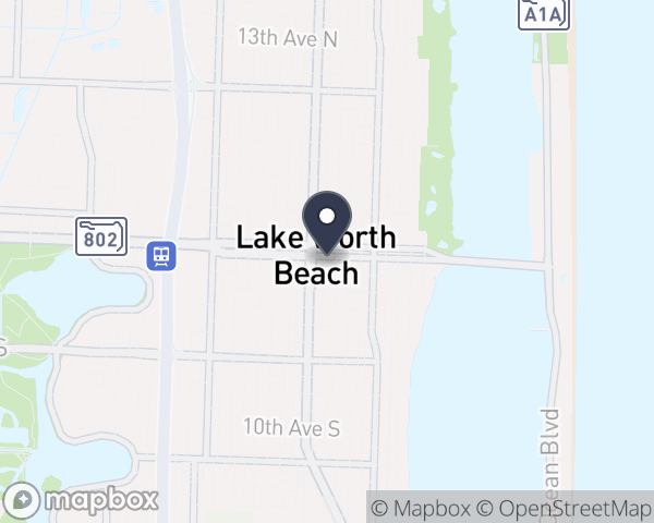 Map location of Recovery Assoc of the Palm Beaches