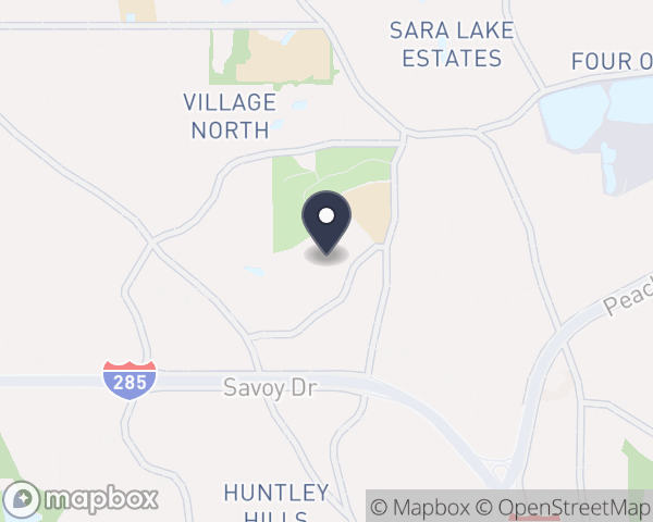 Map location of Peachford Behavioral Health Systems