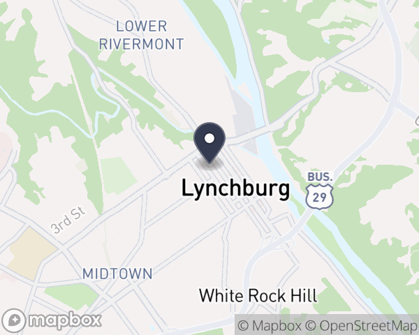 Map location of Central Virginia Community Services