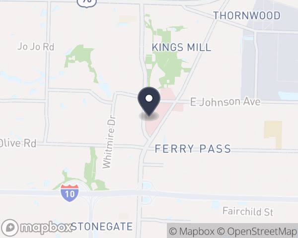 Map location of Addiction and MH Servs/Bradford Health