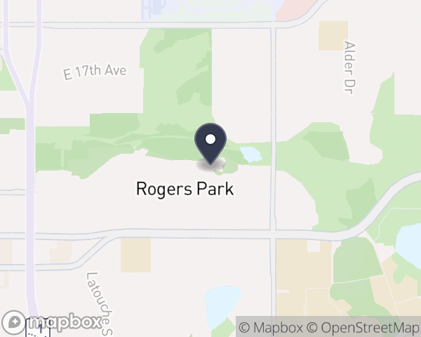 Map location of AK Child and Family