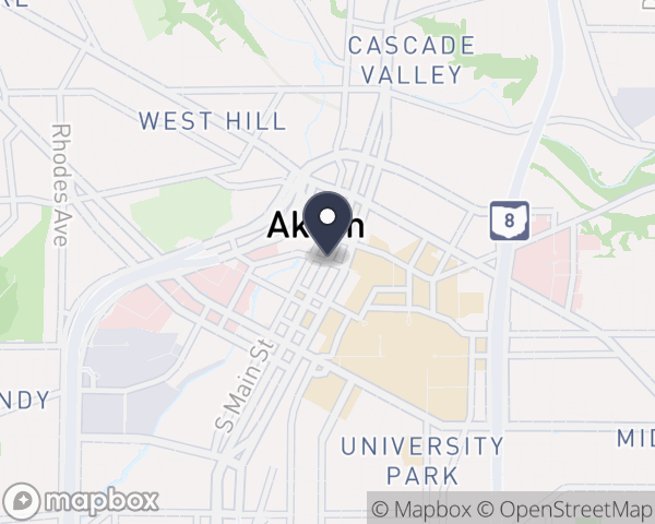 Map location of Akron Community Development Assoc