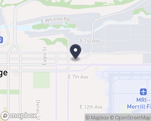 Map location of Anchorage Comm Mental Health Services