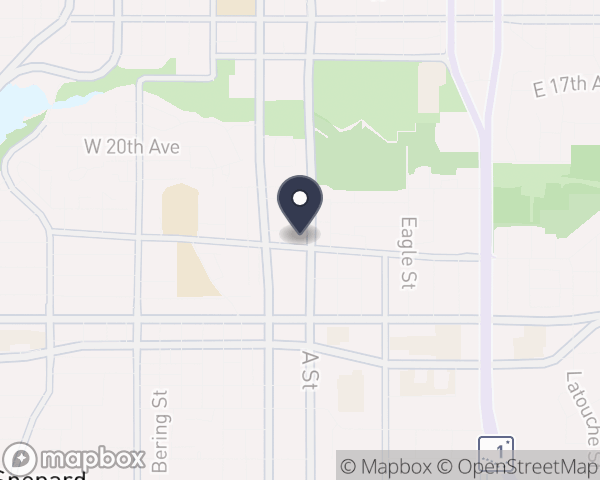 Map location of Anchorage Comp Treatment Center 