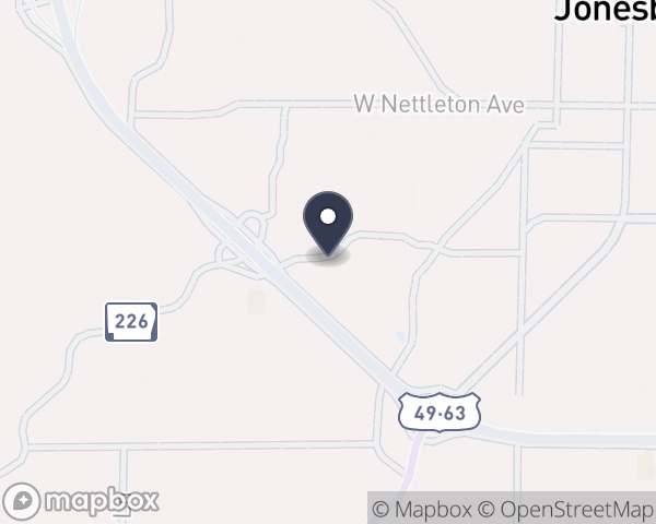 Map location of AO/Dayspring of Arkansas