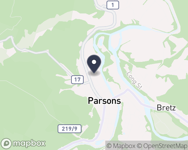Map location of Appalachian Community Health Center