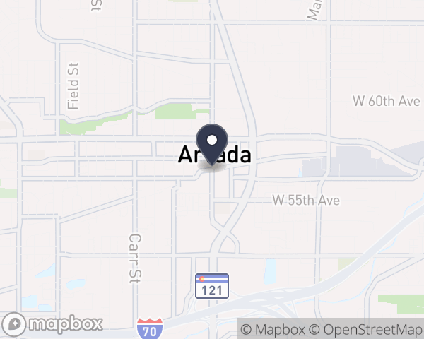 Map location of Arvada Counseling Center Inc