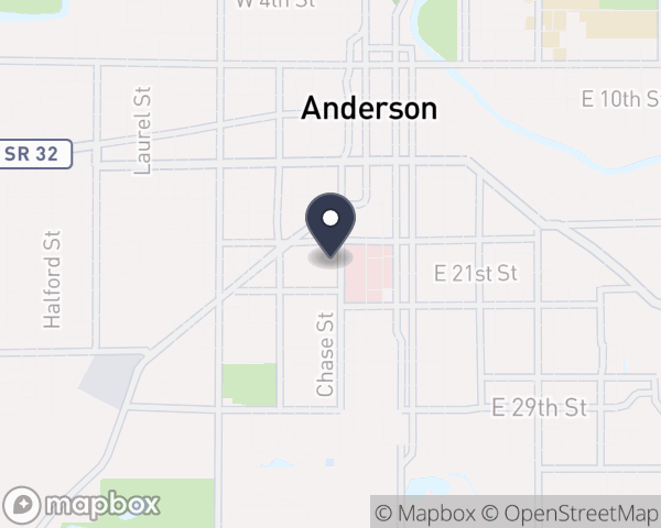 Map location of Aspire Indiana