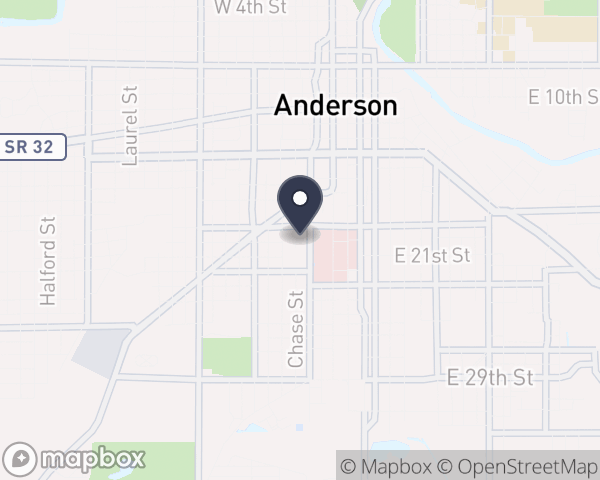 Map location of Aspire Indiana