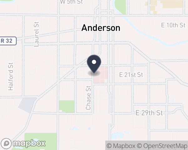 Map location of Aspire Indiana