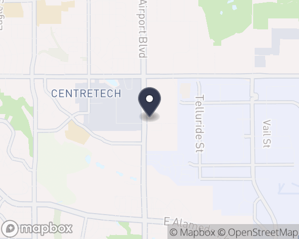 Map location of Aurora CMHC/Intercept Center