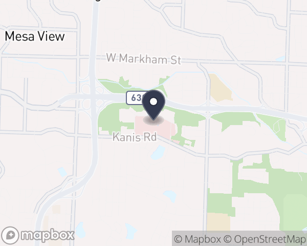 Map location of Baptist Health Medical Center