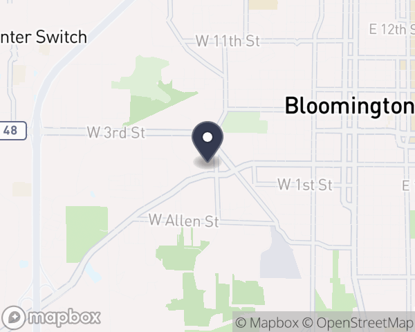 Map location of Bloomington VA Outpatient Clinic