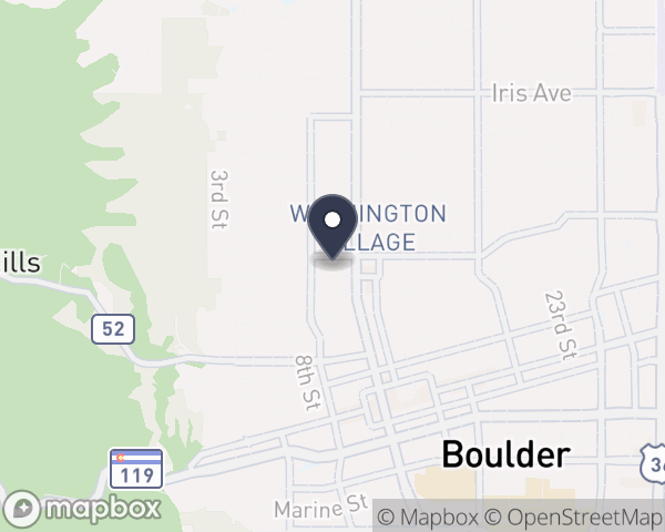 Map location of Boulder Community Hospital